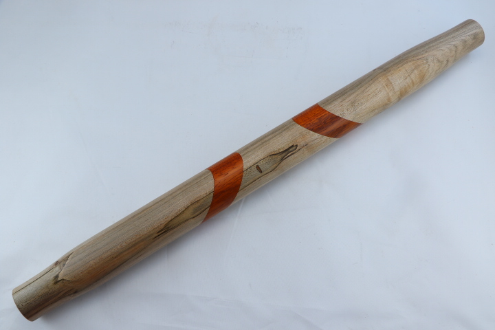 Ambrosia Maple Rolling Pin with African Paduak Accents